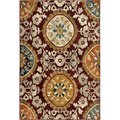 Sphinx By Oriental Weavers Oriental Weavers Sedona 6366A 2x3 Rectangle - Red/ Gold-Nylon/PolyP S6366A056091ST